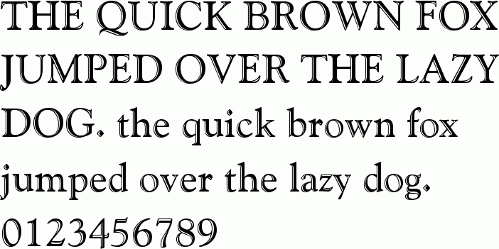 See the Goudy Handtooled BT free font download characters