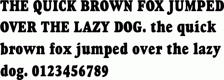 See the Goudy Heavyface Condensed BT free font download characters
