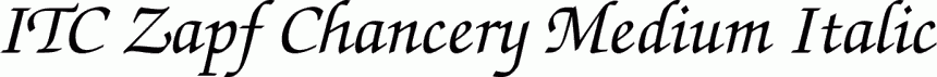 Preview ITC Zapf Chancery Medium Italic free font