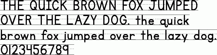See the KG Primary Penmanship free font download characters
