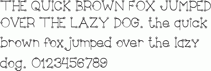 See the LD Star Serif free font download characters
