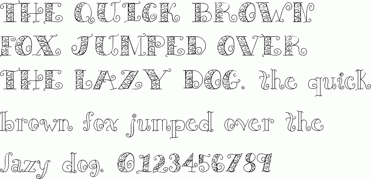 See the LD Wrought Iron free font download characters