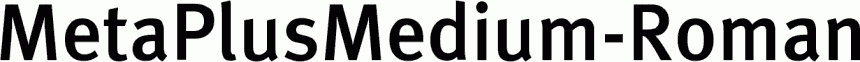 Preview MetaPlusMedium-Roman free font