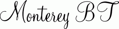 Preview Monterey BT free font