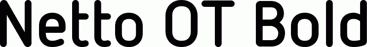 Preview Netto OT Bold free font