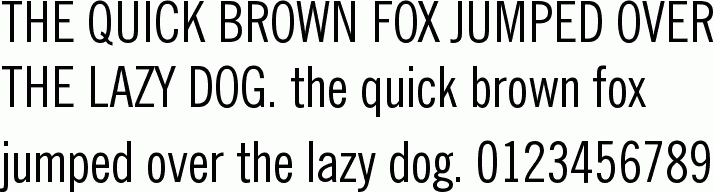 See the News Gothic Condensed BT free font download characters