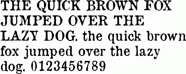 See the Old Newspaper Types free font download characters