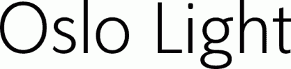 Preview Oslo Light free font
