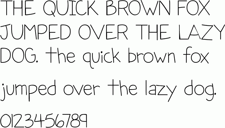 See the PC Pencil free font download characters
