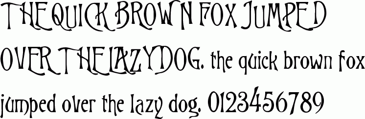 See the PS Bluegum Forest free font download characters