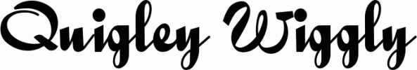 Quigley Wiggly free font download