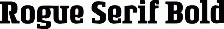 Preview Rogue Serif Bold free font
