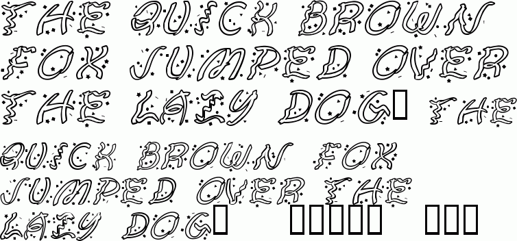See the Ruban Extravaganza free font download characters