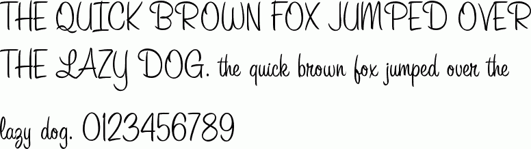 See the SignPainter-HouseCasual free font download characters