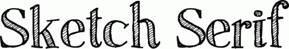 Preview Sketch Serif free font