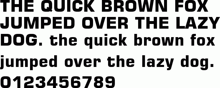 See the Square721 BT Bold free font download characters