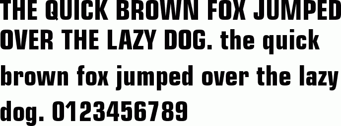 See the Square 721 Bold Condensed BT free font download characters