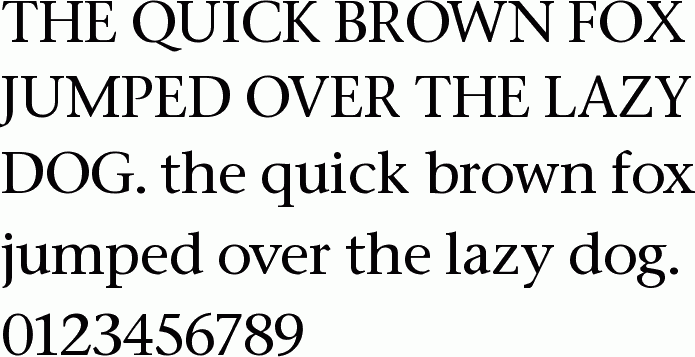 See the Stone Serif Regular free font download characters