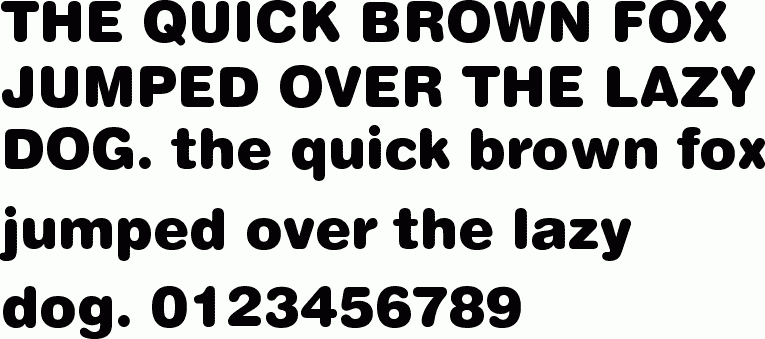See the Swiss 721 Black Rounded BT free font download characters