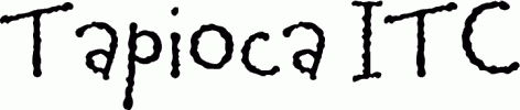 Preview Tapioca ITC free font