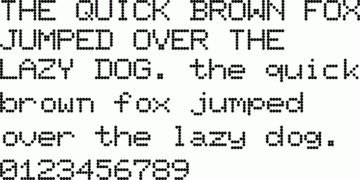 See the Terminal free font download characters