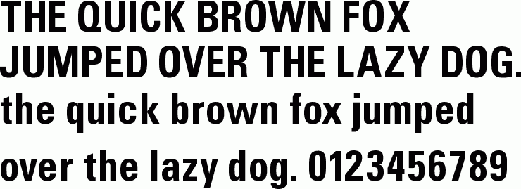 See the Uniform Condensed Bold free font download characters