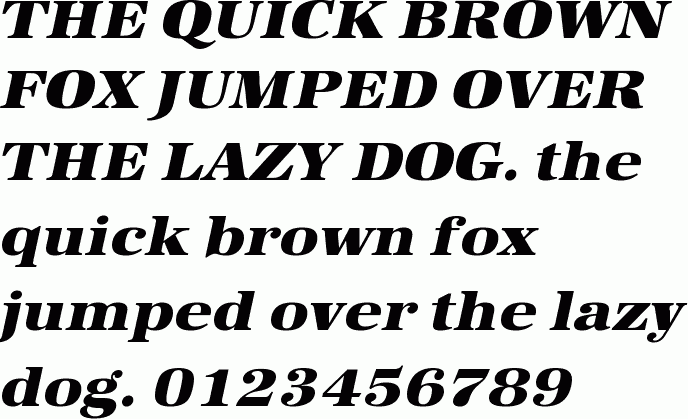 See the URW Antiqua T Ultra Bold Extra Wide Oblique free font download characters