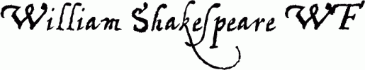 Preview William Shakespeare WF free font