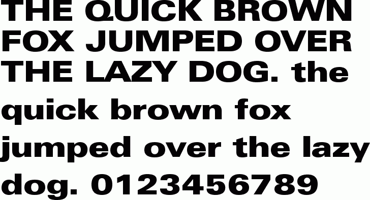 See the Zurich  Ultra Black Extended BT free font download characters