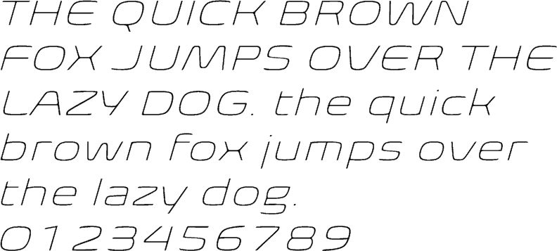 See the Biome Wide Extra Light Italic characters