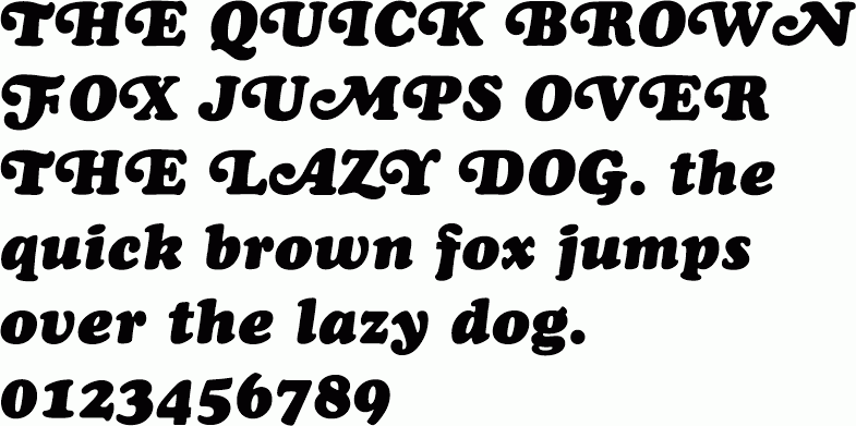 See the Cooper Black Swash Italic Custom characters