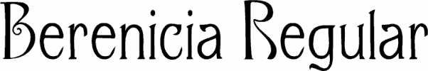Preview Berenicia Regular font