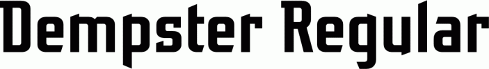 Preview Dempster Regular font