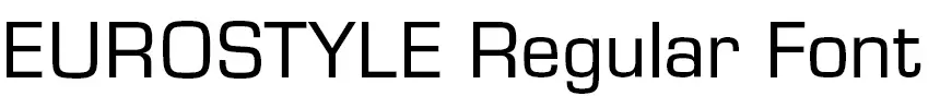 EuroStyle Font Example